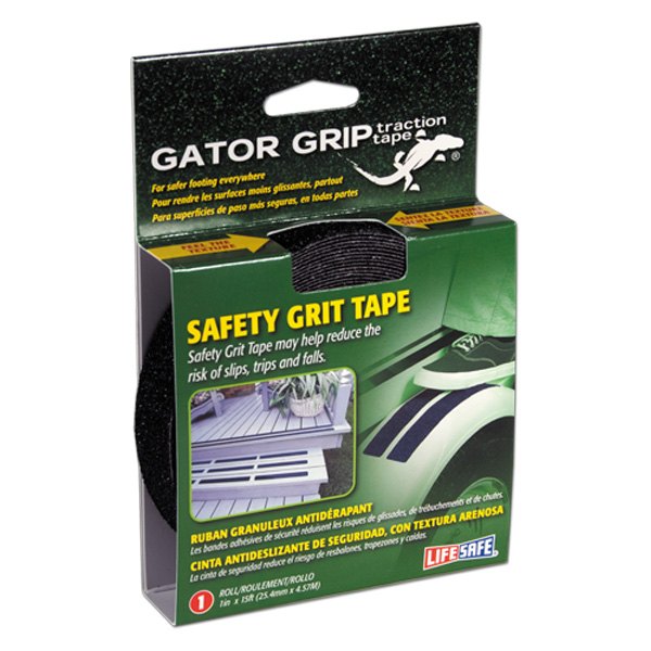 Life Safe® - Gator Grip™ 25' x 1" Black Safety Anti-Slip Tape