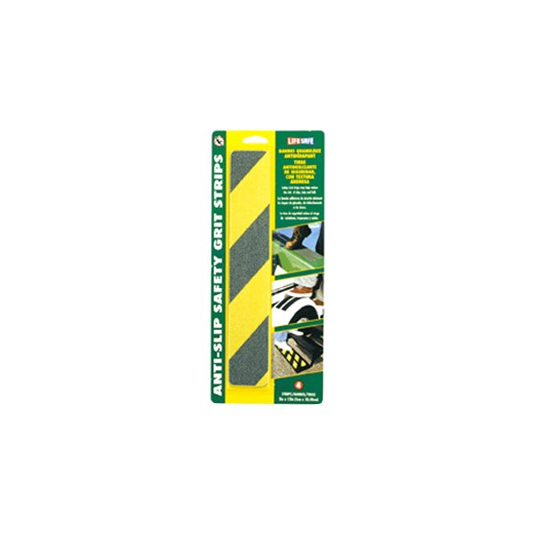 Life Safe® - Gator Grip™ 1' x 2" Black/Yellow Safety Anti-Slip Strip