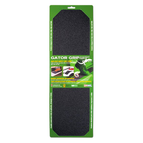 Life Safe® - Gator Grip™ 1.75' x 6" Black Safety Anti-Slip Strip