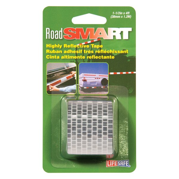 Life Safe® - Road Smart™ 4' x 1.5" Silver Conspicuity Reflective Tape
