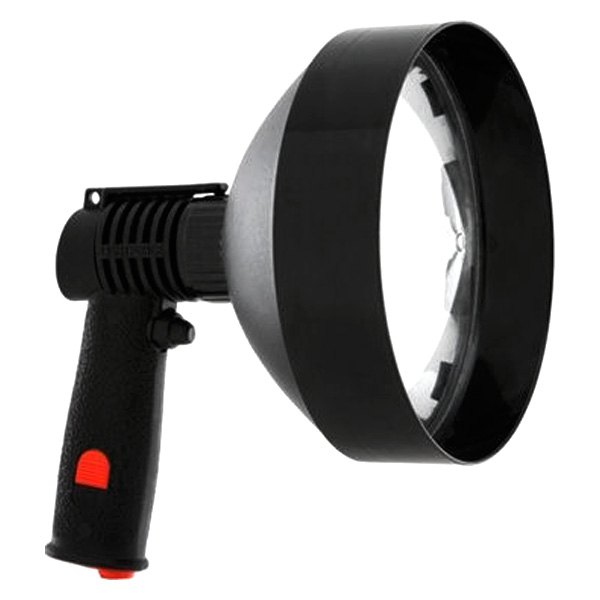 Lightforce® - Striker™ 1600 lm Black Halogen Spotlight with Cigarette Plugs
