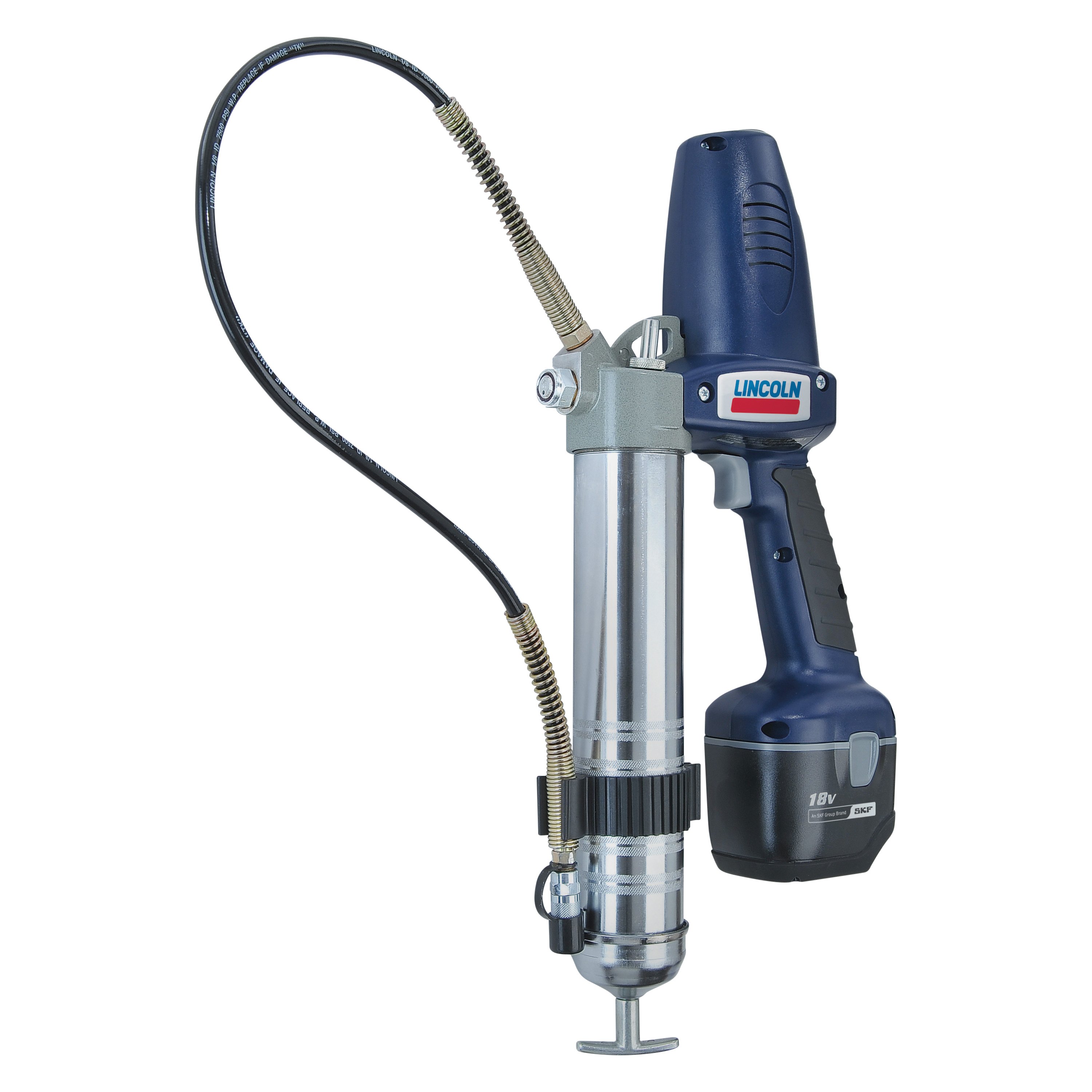 Lincoln® 1842 - PowerLuber™ B™ Cordless 18 V 7500 Psi Grease Gun Kit ...