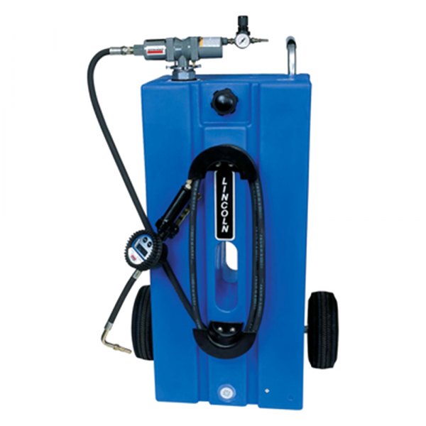 Lincoln® - 28 gal Oil Rider Portable Tank with Pump and Meter
