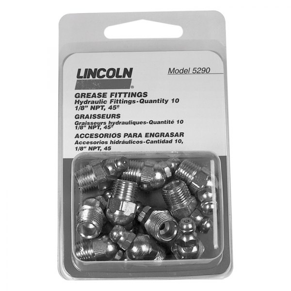 Lincoln® - 1/8" NPT 45° Grease Fitting, 10 Pieces