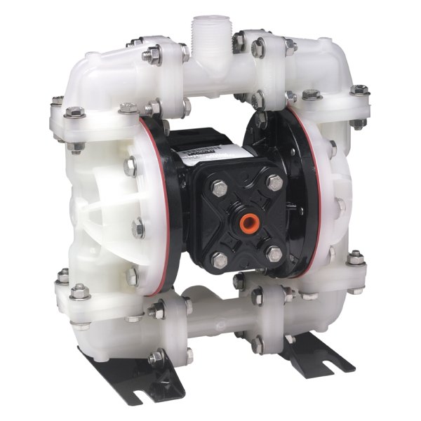 Lincoln® - 14 GPM 3:1 Polypropylene Air Operated Low Pressure Diaphragm Pump with 1/2" NPT Inlet, 1/2" NPT Outlet