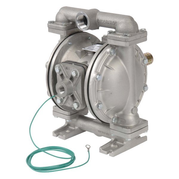 Lincoln® - 37 GPM 1:1 Aluminum Air Operated Low Pressure Diaphragm Pump with 1" NPT Inlet, 1" NPT Outlet
