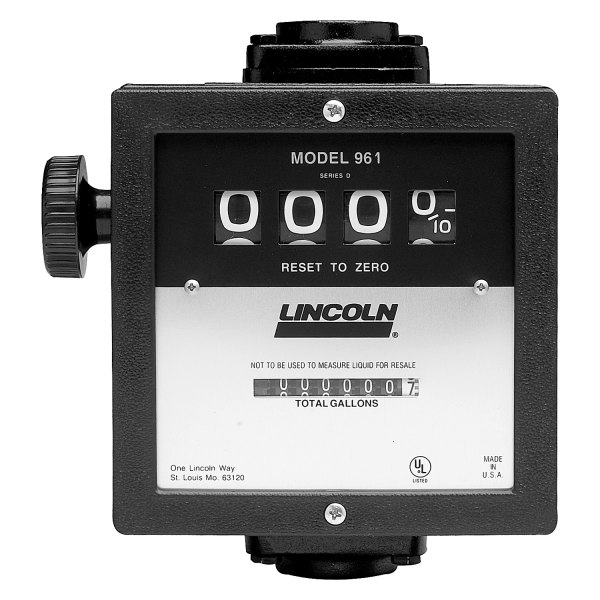 Lincoln® - 38 GPM Gallons Mechanical In-Line High Volume Fuel Meter