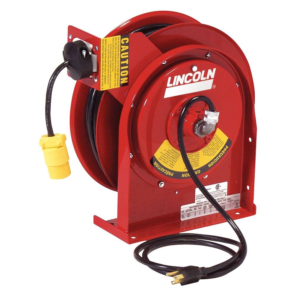Lincoln® Cord Reel with Single Outlet