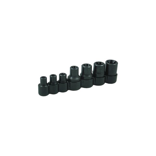Lisle® - Mixed Drive Size External Torx Socket Set 7 Pieces