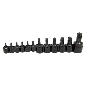Lisle® - Mixed Drive Size Torx Bit Socket Set 12 Pieces