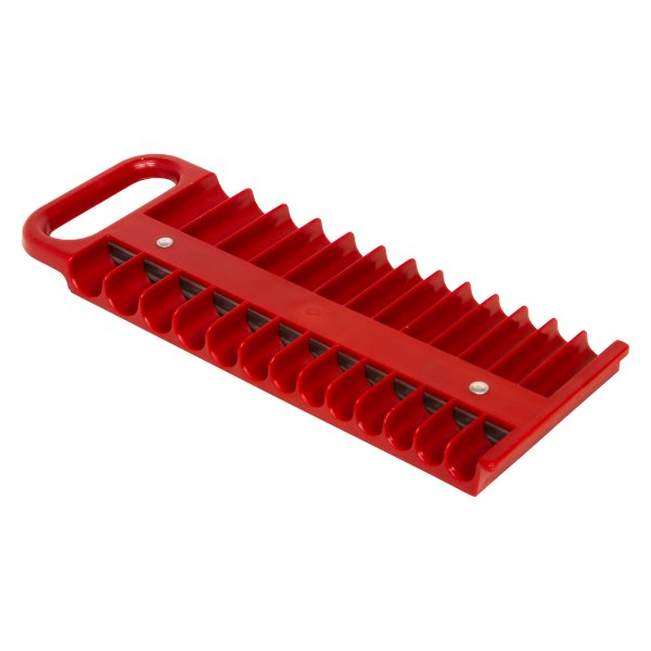 Lisle® - 1/4" Drive 26-Slot Red Magnetic Socket Holder
