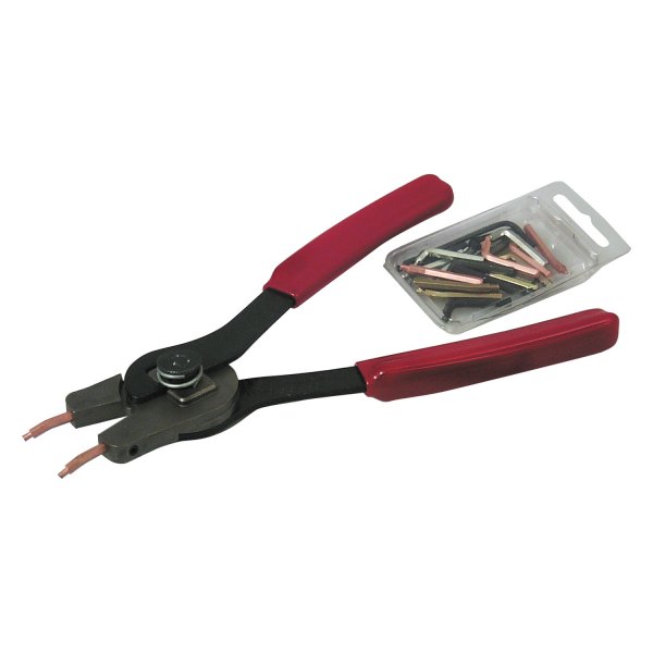 Lisle® - 21-piece 15°/75° Bent 0.060" to 0.125" Replaceable Tips Internal/External Heavy-Duty Snap Ring Pliers Kit