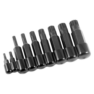 Lisle® - Triple Square Master Insert Bit Set (10 Pieces)