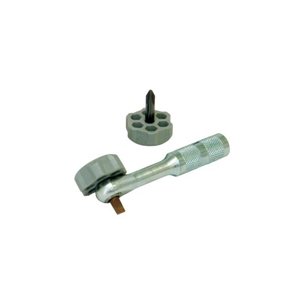 Lisle® - 3-piece Metal Handle Ratcheting Multi Bit Screwdriver Kit