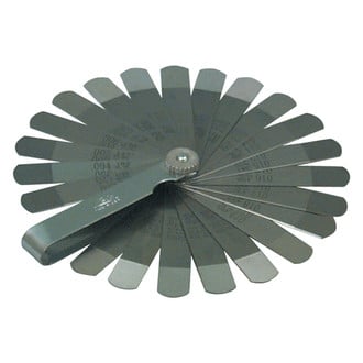 Lisle® - 0.004 to 0.027" SAE and Metric Go-No-Go Feeler Gauge Set