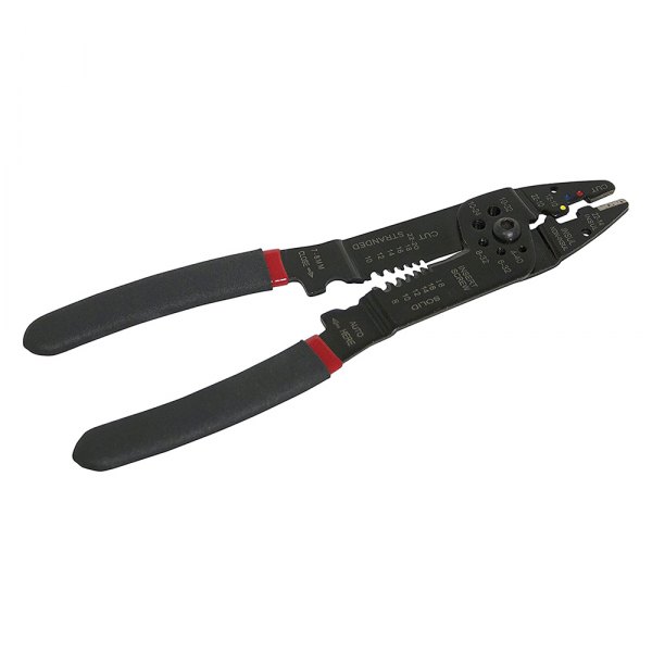 Lisle® - SAE 22-10 AWG Fixed Stripper/Crimper/Wire Cut and Loop/Screw Cut Multi-Tool