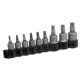 Lisle® - Mixed Drive Size Torx Plus Bit Socket Set 9 Pieces