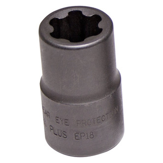 Lisle® - 1/2" Drive E18 External Torx Plus Standard Socket