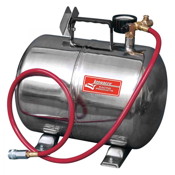Longacre® - Deluxe™ 5 gal Horizontal Silver Lightweight Air Tank