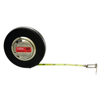 Lufkin® HW226 - Banner™ 100' SAE Yellow Steel Clad Measuring Tape