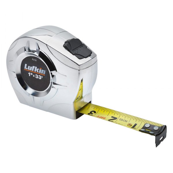Lufkin® - P2000 Series™ 13' (4 m) SAE/Metric Yellow Clad Blade Power Return Measuring Tape
