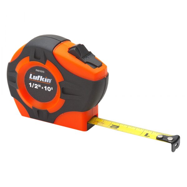Lufkin® - P1000 Series Hi-Viz™ 10' SAE Orange Yellow Clad Blade Power Return Measuring Tape