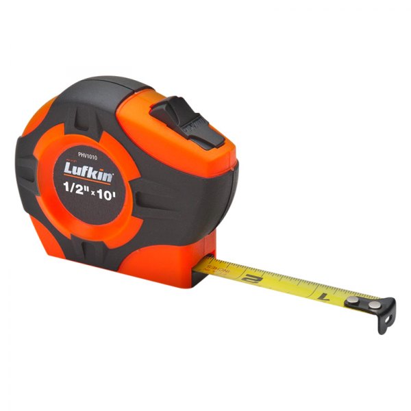 Lufkin® - P1000 Series Hi-Viz™ 33' SAE Orange Engineer's Clad Power Return Measuring Tape