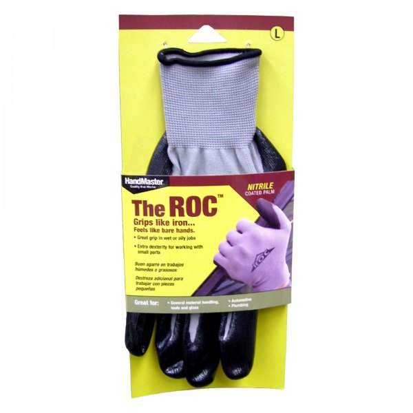 Magid® - ROC™ Medium Men's Gray Nitrile General Purpose Gloves 
