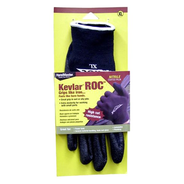 Magid® - ROC™ Large Black Lycra Shell Cut Resistant Gloves 