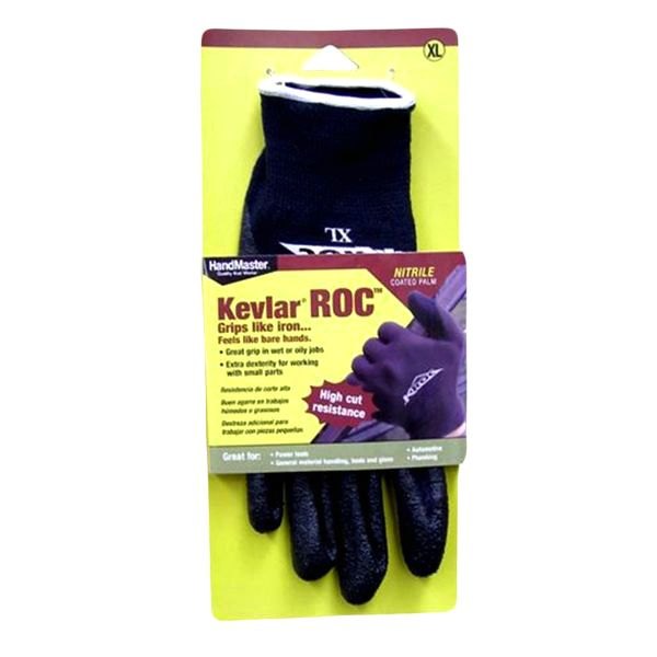 Magid® - ROC™ Medium Black Lycra Shell Cut Resistant Gloves 