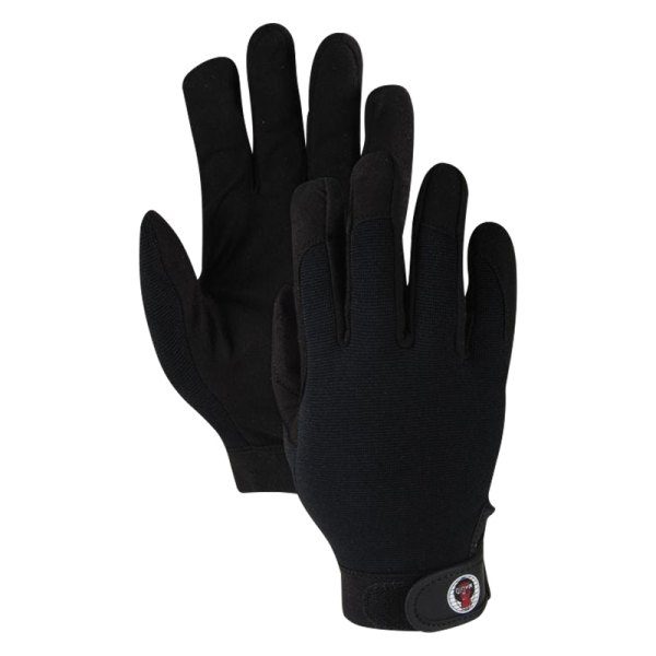 Magid® - Large Men's High Performance Black Synthetic Leather Mechanics Gloves