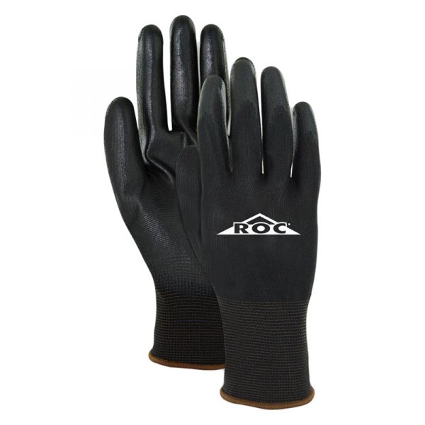 Magid® - ROC™ Small Polyurethane Palm Coated Black General Purpose Gloves