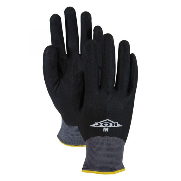 Magid® - HandMaster™ ROC™ Medium Full Coating Black Nitrile General Purpose Gloves