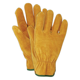 Magid® - X-Large Unlined Brown Split Cowhide Leather Drivers Gloves