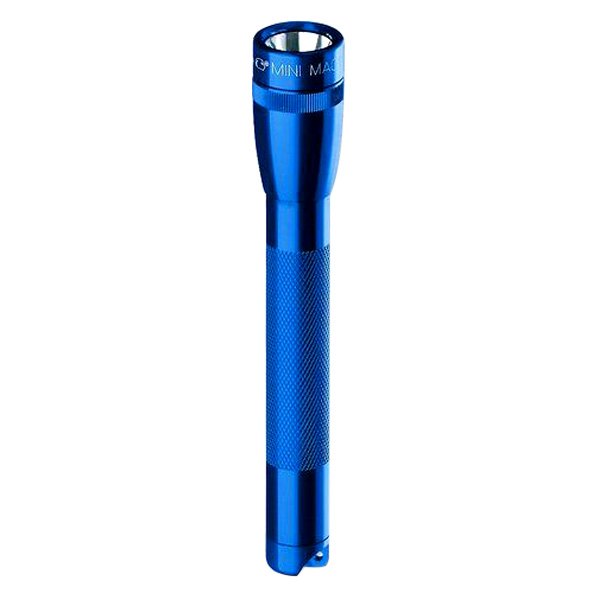 Maglite® 106-308 - Mini™ 14 Lumens Blue Incandescent Flashlight with