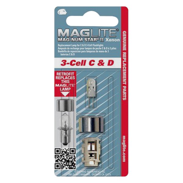 Maglite® - Mag-Num Star™ II 4.5 V Xenon Bulb for 3-Cell C & D Flashlight