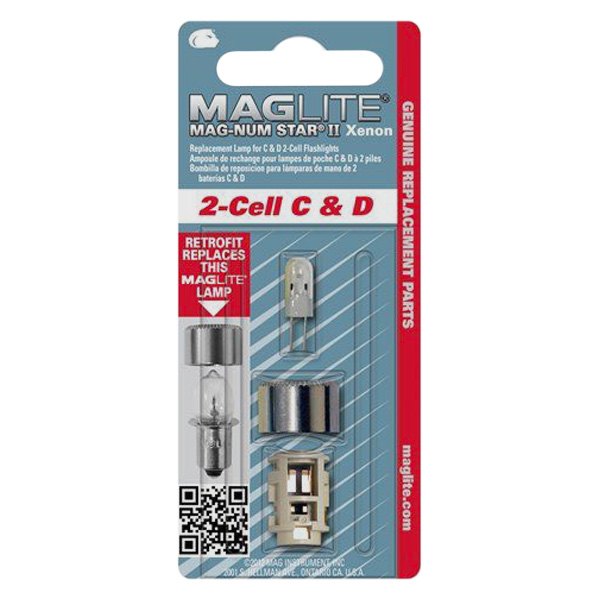 Maglite® - Mag-Num Star™ Xenon Bulb for 2-Cell C & D Flashlight
