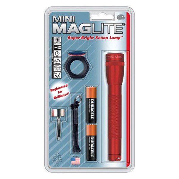 Maglite® - Mini™ Red Flashlight Combo Pack