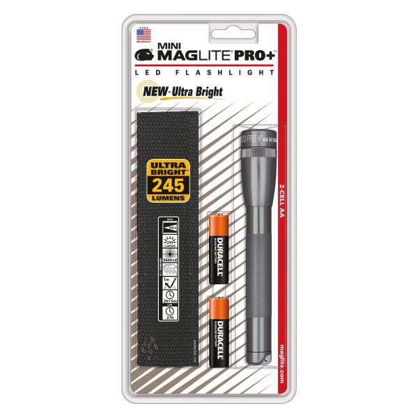 Maglite® - Mini Pro+™ Gray Flashlight 