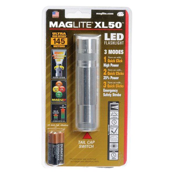 Maglite® - XL50™ Silver Tactical Flashlight