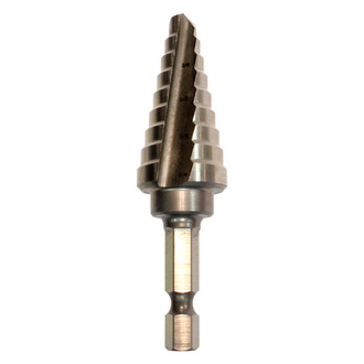 Makita® - 1/4" to 3/4" HSS Fractional Step Drill Bit