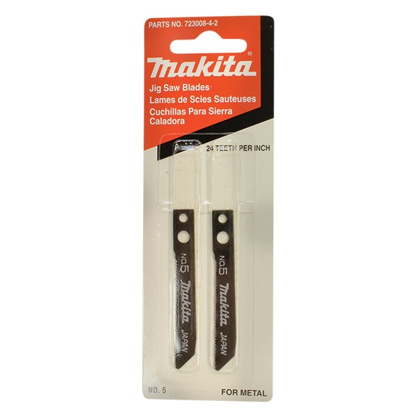 Makita® - 24 TPI 2-3/8" High Speed Steel Jig Saw Blades (2 Pieces)