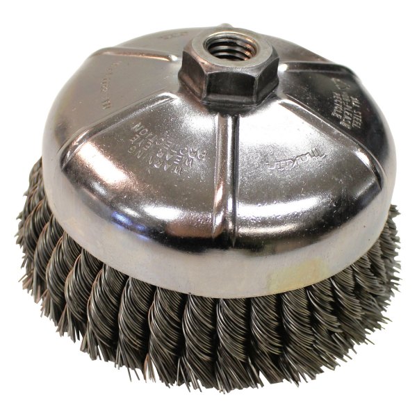 Makita® - 6" Carbon Steel Knotted Cup Brush
