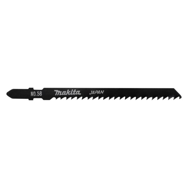 Makita® - 8 TPI 4-1/8" High Carbon Steel T-Shank Jig Saw Blades (5 Pieces)