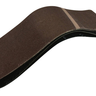 Makita® - 24" x 3" 100 Grit Aluminum Oxide Sanding Belts (2 Pieces)