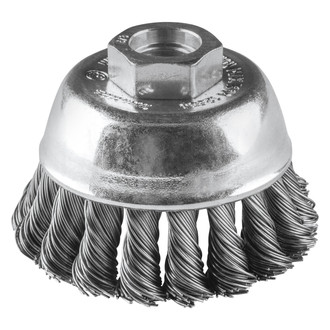 Makita® - Stainless Steel Knotted Cup Brush