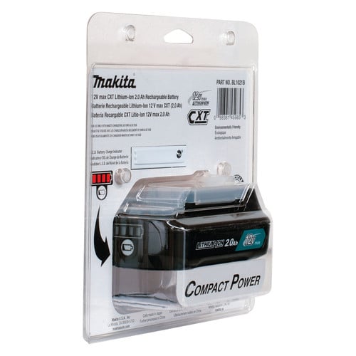 Batteria Li-ion CXT® 12Vmax MAKITA Ioni Di Litio Con Indicatore Di Carica Led Da 20ah Bl1021b E 40ah Bl1041b 04