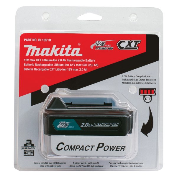 12-Volt MAX CXT Lithium-Ion 2.0 Ah Compact Battery Pack 12-Volt MAX CXT Lithium-Ion 2.0 Ah Compact Battery Pack