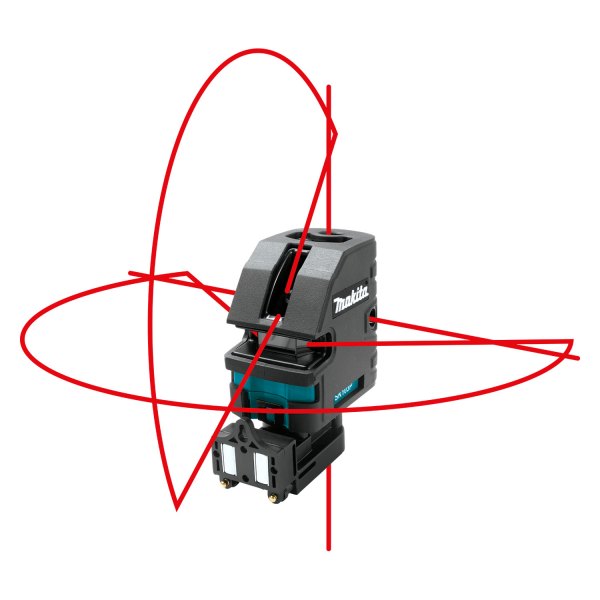 Makita® - 635 nm Laser Self-Leveling Combination Cross-Line/Point Level