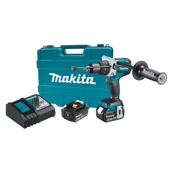 Makita® - LXT™ Cordless 18 V Li-ion 4.0 Ah Brushless Mid-Handle Hammer Drill/Driver Kit